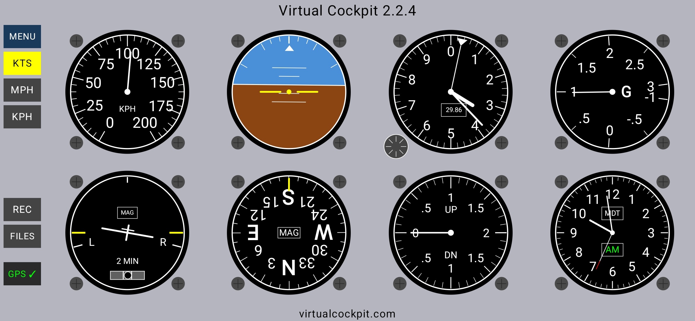 Virtual Cockpit Screenshot